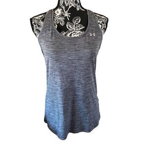 Under Armour Loose Heat Gear Racerback Tank Top Sporty Athletic Athleisure